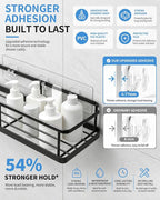 COOLMI Shower Caddy Adhesive Replacement, 14 Pack Mixed Hook Set - Image 3