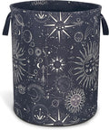 Universe Sun Planet Moon Laundry Basket Foldable Oxford Cloth 18.9x16.5 In by Unknown