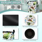 Funny Hawaii Print Laundry Basket Oxford Cloth Foldable Hamper 18.9x16.5 In - Image 4