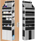 WISELIFE 5-Tier Over the Door Organizer for Nursery Hanging, Black by WiseLife