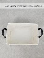 Collapsible Laundry Basket with Side Handles, Parent Child Elephant - Image 7