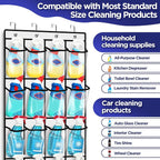 Clear Cleaning Supplies Organizer,Cleaning Products 24 Large Pockets - Image 4