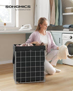 SONGMICS Laundry Hamper, Collapsible, 24 Gal. (90L) - Image 2
