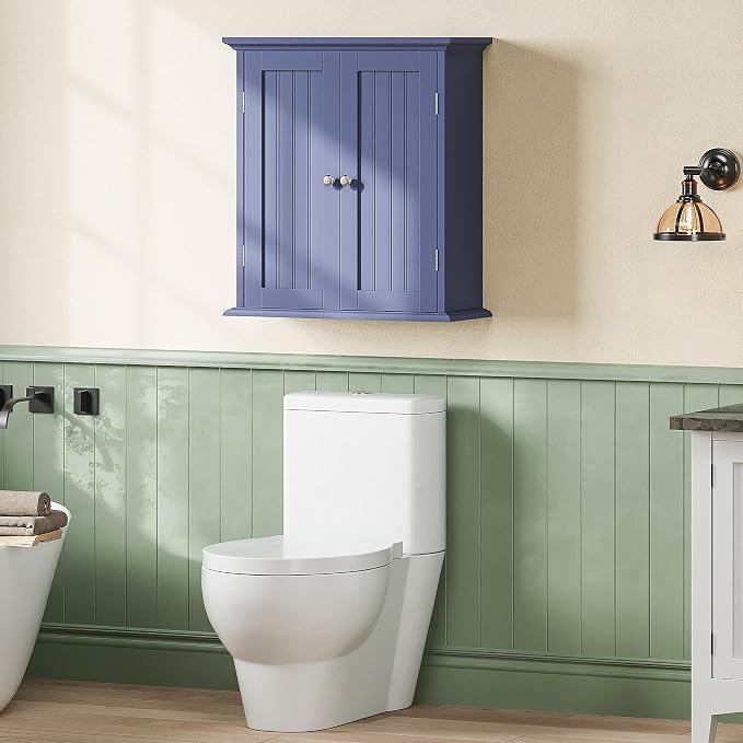 ChooChoo Bathroom Wall Cabinet with 2 Doors, Over The Toilet - Image 6