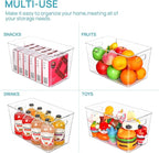Vtopmart 6 Pack Clear Storage Bins, Pantry Storage Bins with Handle, XL - Image 5