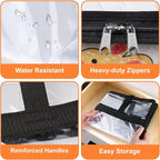 SpaceTrove Clear Storage Bags, 6-Pack Under Bed and Closet Organizers 40L - Image 4