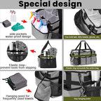 Extra large Cleaning Caddy Bag Built-in hard plastic Aluminum foil lining - Image 5