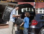 SpaceAid Heavy Duty Moving Bags, Extra Large Storage Totes W/Backpack Straps Strong Handles & Zippers, Alternative to Moving Boxes, Packing & Moving Supplies, Black (10 Pack) - Image 2