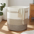 OIAHOMY 80L Laundry Basket Laundry Hamper Nursery Hamper Gradient Yellow by MasterofSpaceOptimization