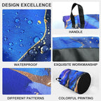 Marble Laundry Basket Foldable Laundry Hamper With Handles Clothes Storage Bucket Organizer Laundry Bag For Bedroom Bathroom Laundry Storage 19.6 x 15.7 - Image 3