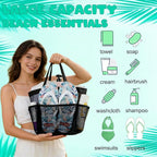 Mesh Shower Caddy Portable - 9 Pockets for College Dorm Room Essential - Image 2