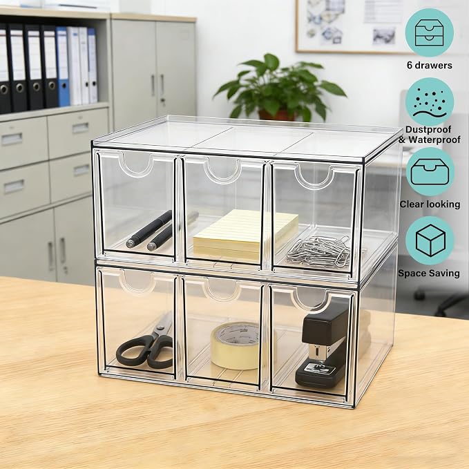 Prsildan Tea Bag Organizer K Cup Holder Drawer Coffee Pods Storage, 2 Pack - Image 9