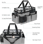 Cleaning Caddy Bag, Large Cleaning Bag for Housekeepers, Rose Gray - Image 3