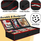 Simple Houseware 41.5" Wrapping Paper Organizer, Fits 40 Rolls, Black - Image 3