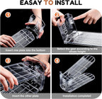Neprock Shoe Stacker, Shoe Slot Organizer for Closet, Shoe Storage Rack | 20 Pack, Clear, 50% Space Saver, 3 Adjustable Height, Tool-Free Assembly, 30% Thicker, Superior Load Bearing - Image 7
