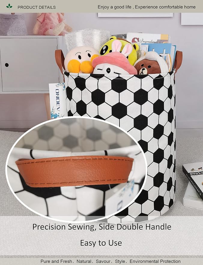 Round Geometric Hexagon Laundry Basket Hamper for Youth,Teens,Adults - Image 7