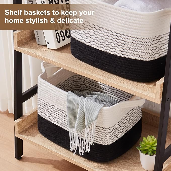 OIASKET Storage Basket for Organizing 3 Pack, Woven Baskets for Storage - Image 5