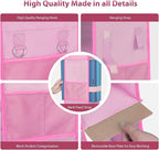 LOVEGRASS 3 Shelf Locker Organizer, Locker Shelf with Side Pockets, Pink - Image 7