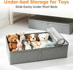 LotFancy Under Bed Storage Bags with Clear Window & Handles, 24” x 16” x 6" - Image 8