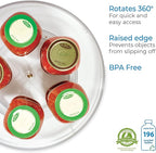 iDesign 14.5-Inch Lazy Susan Organizer, 2-Pack, Clear - Image 5