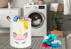 MAIZMZ Baby Waterproof Storage Basket Kids Hamper Nursery Bins Organizer Gift Toy Box Laundry Basket for Women Large Canvas Collapsible Chest for Home/Dorm/Office/Room Decor - Image 2