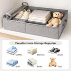LotFancy Under Bed Storage Bags with Clear Window & Handles, 24” x 16” x 6" - Image 7