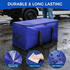 BAGAIL Heavy Duty Moving Bags with Strong Handle, Extra Large Moving Boxes, Storage Tote for Clothes, College Moving Supplies(Dark Blue, 6 Pack) - Image 5