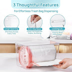 Vtopmart 2 Pack Clear Trash Bag Holder, Stackable Garbage Bag Dispenser - Image 3