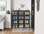 SIMPDIY XL Clear Shoe Storage Boxes, Stackable Shoe Organizer for Closet - Image 7