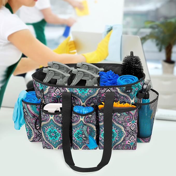 LoDrid Professional Cleaning Tote Caddy for Cleaning Supply, Totem - Image 3