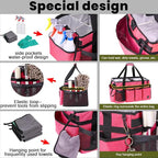 Extra large Cleaning Caddy Bag Built-in hard plastic Aluminum foil lining - Image 5