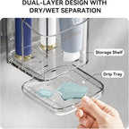 3 Slots Detachable Toothbrush Holders Wall Mounted for Bathrooms - Image 6