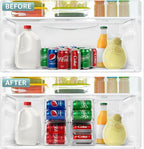 Sorbus Soda Can Organizer for Fridge & Freezer, Stackable with Lid (4 Pack) - Image 5