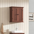 ChooChoo Bathroom Wall Cabinet with 2 Doors, Over The Toilet, Farmhouse - Image 5