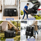 Songrey Extra Large Heavy Duty Moving Bags, 6 Pack, Black - Image 7