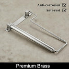 NEWRAIN Clothes Drying Rack, Laundry Racks for Drying Clothes, Wall Mounted Swing Arm Clothes Hanger for Laundry Room, Garage, Indoor & Outdoor Use,Brushed Nickel - Image 3