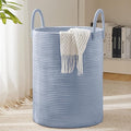 YOUDENOVA Cotton Rope Laundry Hamper Basket, 58L Blanket Basket for Nursery by YOUDENOVA