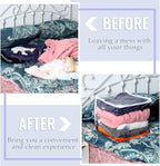 Shappy 6 Packs Clear Plastic Storage Bags with Zipper, 12 x 12 x 12 Inch | Sweater Bags, Moth Proof Protection, Vinyl, For Blankets Clothes Bed Sheet Comforters Pillows Quilt Closet Linen Organizer - Image 5