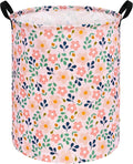 MAIZMZ Girls Storage Basket,Room Decor Laundry Hamper,Waterproof Clothes Organizer for Women Toy Box Large Canvas Collapsible Chest for Home/Dorm/Kitchen/Pet/Office/Closet/Shelf/Gifts by Unknown