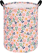 MAIZMZ Girls Storage Basket,Room Decor Laundry Hamper,Waterproof Clothes Organizer for Women Toy Box Large Canvas Collapsible Chest for Home/Dorm/Kitchen/Pet/Office/Closet/Shelf/Gifts by Unknown