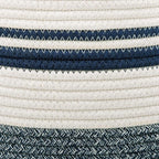Woven Rope Laundry Hamper Basket by YOUDENOVA, 58L Tall Luandry Basket, Baby Nursery Hamper for Blanket Storage in Bedroom-Large-Blue - Image 10