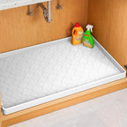 Jin&Bao Under Sink Mat 31" x 22" Waterproof Silicone Cabinet Kitchen Liner by Jin%26Bao