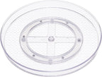 Amazon Basics Clear Lazy Susan Turntable Organizer for Organization, 12-Inch, 2-Pack by AmazonBasics