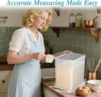 Vtopmart 9.5L Flour Sugar Storage Containers, 2 Pack, Each Fits 12.5 lb - Image 5
