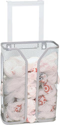 Deco Brothers Over The Cabinet Door Grocery Bag Holder, Silver by DecoBrothers