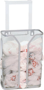 Deco Brothers Over The Cabinet Door Grocery Bag Holder, Silver by DecoBrothers