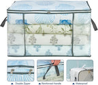 80L Clear Large Storage Bag for Clothes Comforters Blankets Pillows Bedding - Image 4