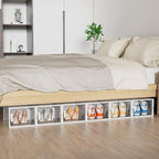 SIMPDIY XL Clear Shoe Storage Boxes, Stackable Shoe Organizer for Closet | 12 Pack, for Size 13, Magnetic Door, Aromatherapy Stick, Plastic, Shoe Rack for Closet, Entryways, Under-bed Storage - Image 7