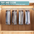 Liuoud Clear Garment Bags for Hanging Clothes 10” Gusseted, 4 Pack, 32” | Suit Bags for Closet Storage with Large Metal Zipper, Breathable odorless Hanging Plastic Clothes Cover for Coat Dress Fur - Image 6