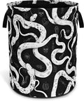 Snake Crawling Laundry Basket Foldable Oxford Cloth Hamper 18.9 x 16.5 Inch by Unknown